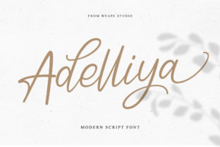 Adelliya Script: A Light, Elegant Handwritten Font for Brand Identity