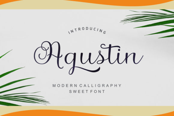 Agustin Script: A Font That Elevates Your Brand