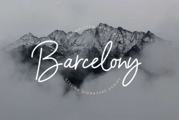 Barcelony: A Script Font for Branding and Campaigns