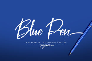 Blue Pen Script: A Font That Breathes Life Into Your Creations