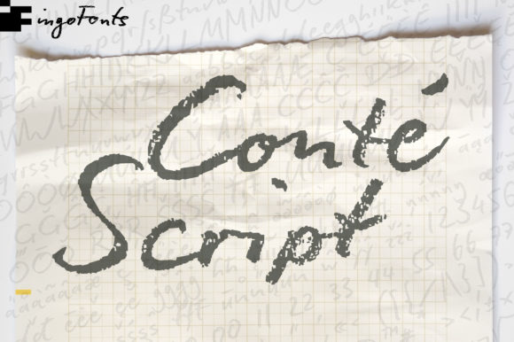 Conté Script Plus: A Handwritten Font That Builds Brand Connection