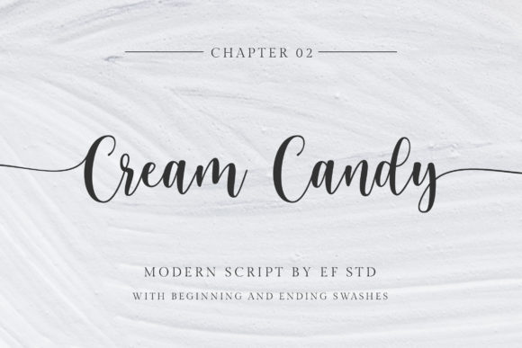 Cream Candy: A Script Font That Elevates Digital Branding