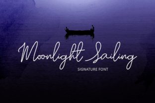 Enhance Your Brand with Moonlight Sailing Script