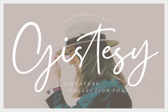 Gistesy: A Sweet Script Font for Branding and Design