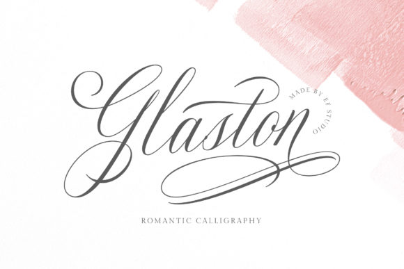 Glaston: A Romantic Script Font for Editorial Excellence