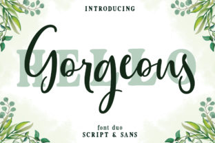 Gorgeous Duo: A Script Font for Editorial Elegance