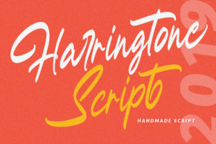 Harringtone Script: A Bold Handwritten Font That Cuts Through the Feed