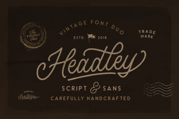 Headley Duo: A Vintage Font for Timeless Branding