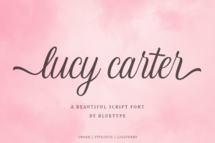 Lucy Carter Script: A Handwritten Font That Earns Its Place in Real Campaigns