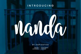 Nanda Script: A Bold, Authentic Script Font for Campaign Headlines