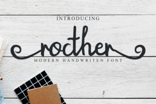 Rocther Script: A Versatile Script Font for Campaign Design