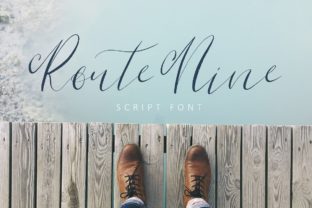 Rout Nine Script: A Font That Elevates Branding with Warmth and Style