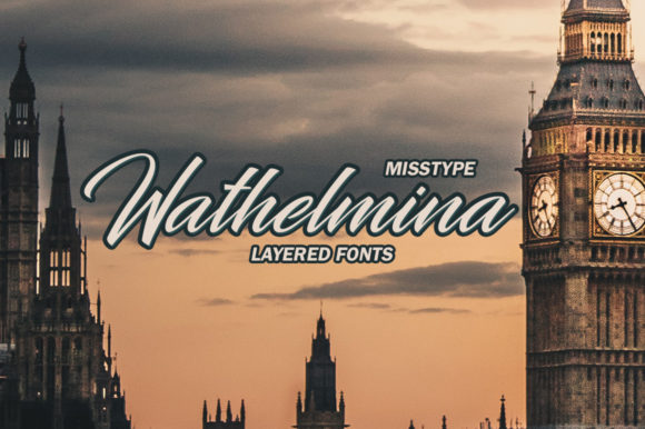 Wathelmina: A Modern Script Font for Web Design